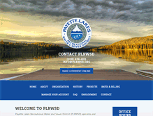 Tablet Screenshot of plrwsd.org